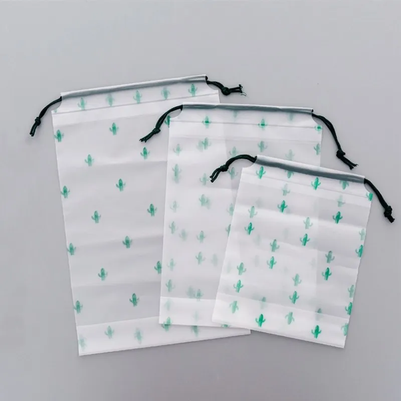 

Transparent Women Cute Cosmetic Bag Travel Drawstring Swimming Waterproof Makeup Organizer Case Tote Bath Wash Bags Handbag