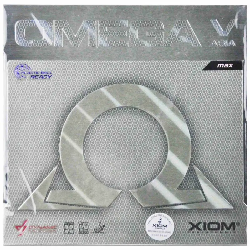 XIOM OMEGA V ASIA(Omega 5 Asia, не липкий, с высоким коэффициентом трения) Настольный теннис резиновая губка для пинг-понга