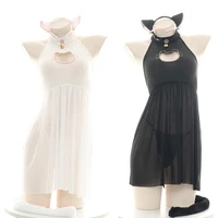 cosplay clothing light and sexy cat claw hollowed out chest pajamas girl lovely cat girl dress uniform sexy costume