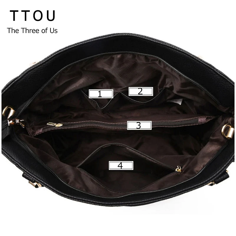 Сумка-тоут TTOU женская с кисточками элегантная вместительная Повседневная