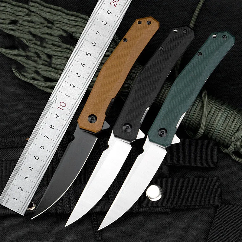 

J111 Складной Карманный Походный нож D2 лезвие G10 Ручка выживания тактический охотничий тренировочный нож фрукты инструменты для повседневно...