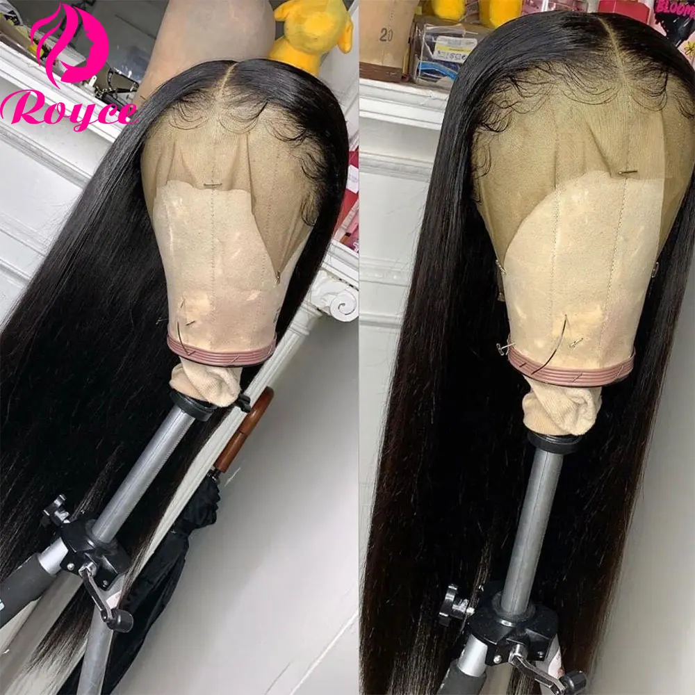 

13x4 28 30 Inch Bone Straight Lace Front Human Hair Wigs For Women Malaysian Transparent Lace Frontal Wig 13X6 Lace Front Wig