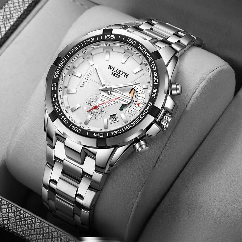 

Men's Watch WLISTH Men Quartz Wrist Watches Mens 2021 Men's Wristwatch Clock Watches for Man Male Wristwatches