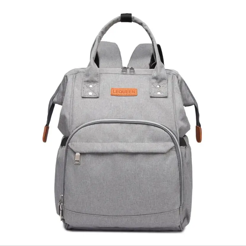 Type 2 - Light Grey Lequeen пеленки сумка для детской коляски для мам Уход Органайзер Водонепроницаемая дорожная сумка для беременных Лоскутная сумка рюкзак для грудных детей - Цвет: Type 2 - Light Grey