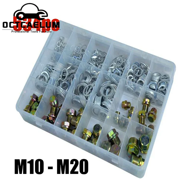 534 шт. автомобильная коробка передач отстойник масляная пробка винты алюминиевый