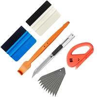 car magnet squeegee auto accessories set sticker film cutter vinyl carbon fiber wrapping window tint tools k123