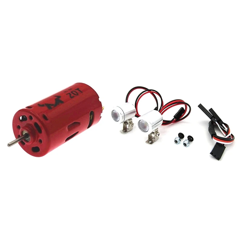 

For MN86S MN86 MN86KS MN86K MN G500 20T 390 Motor & LED Light Bar Spotlight Headlights With Conversion Cable