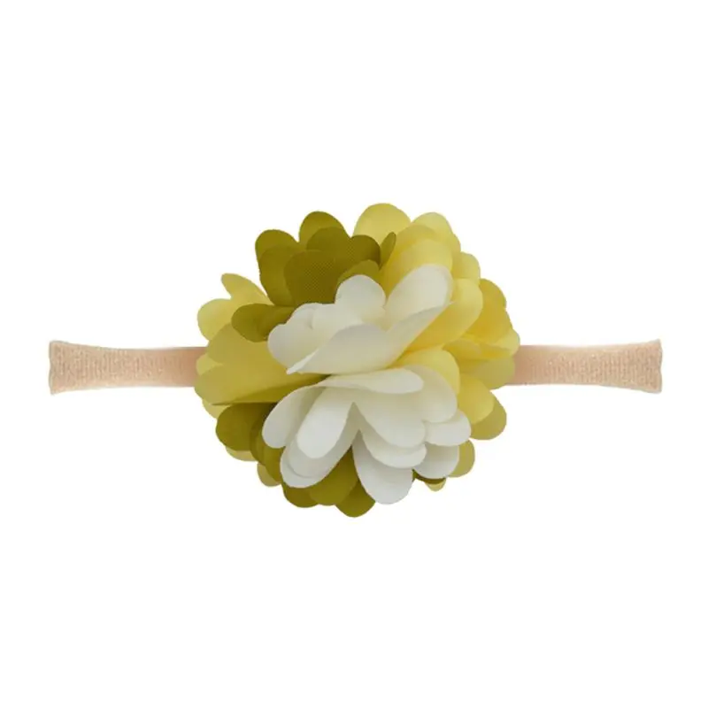 

10Pcs Baby Girls Flower Bows Headbands Nylon Elastic Floral Head Wraps Photography Props for Newborn Infant Toddlers