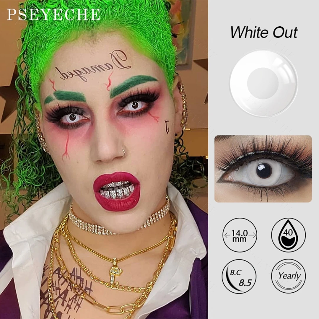 Контактные линзы для коррекции зрения при близорукости по рецепту Хэллоуина с