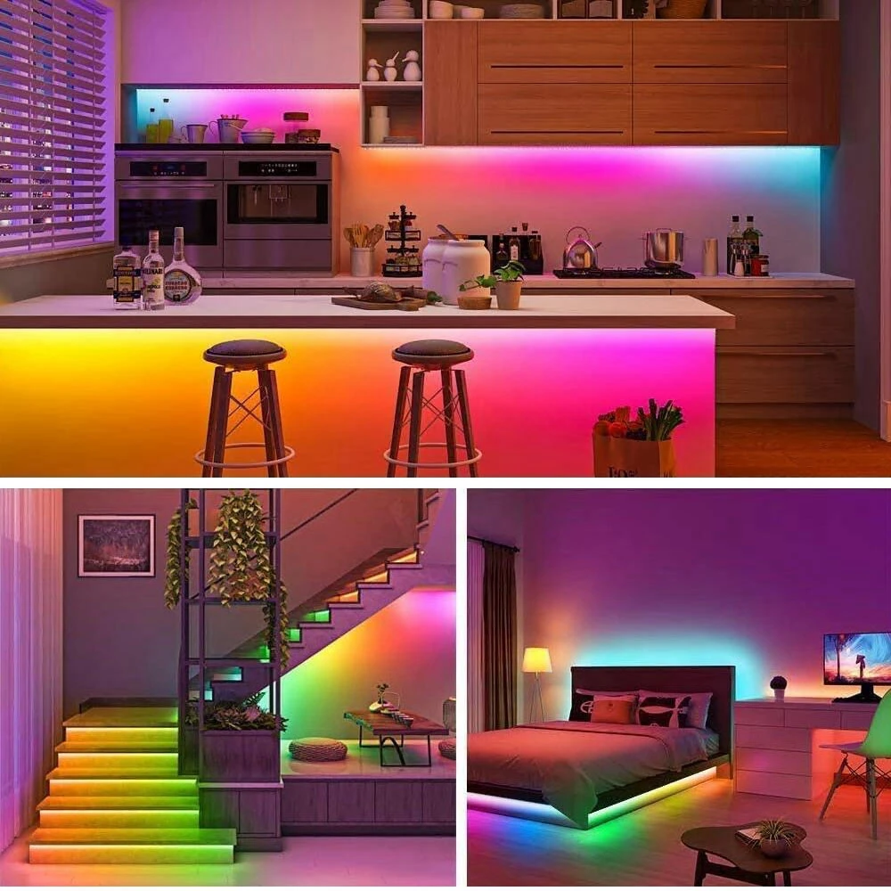 

DC5V WS2812B DC12V WS2811 50cm LED Aluminum Rigid Bar Cabinet Light Smart IC U Profile Led Hard Strip