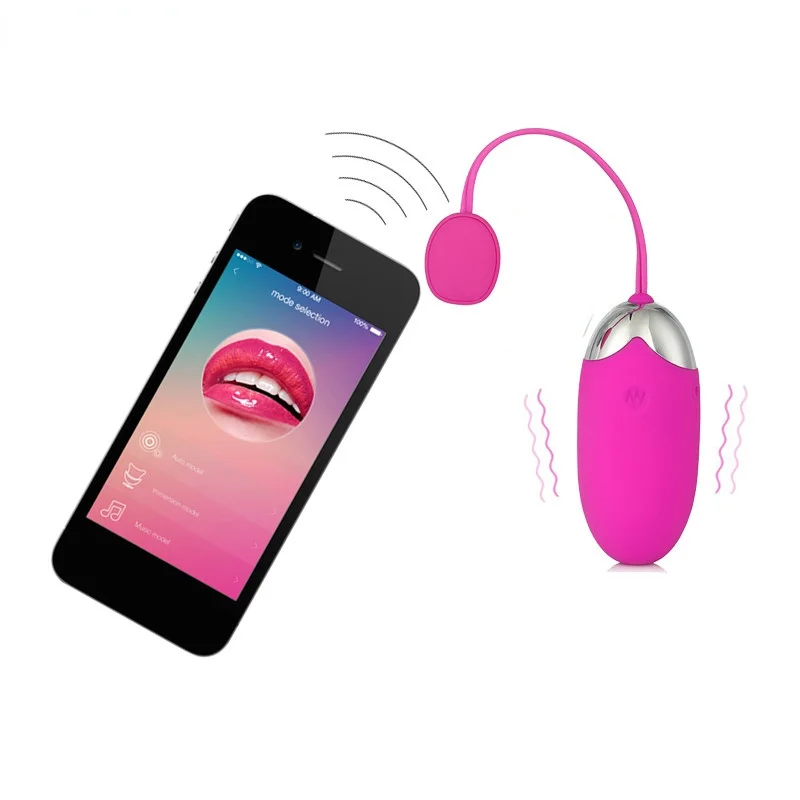 Смартфон App с беспроводным дистанционным управлением секс яйцо USB зарядка