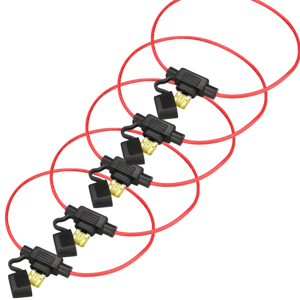 5 шт. водонепроницаемый чехол для мини предохранителя в автомобиль 12 В 30 А