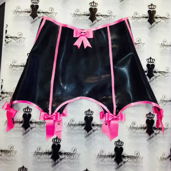 Женский латексный костюм Gummi модный сексуальный с шортами и резиновым боди