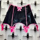 Женский латексный костюм Gummi, модный сексуальный костюм с шортами и резиновым боди, размеры от 2 до 8 лет, 2019