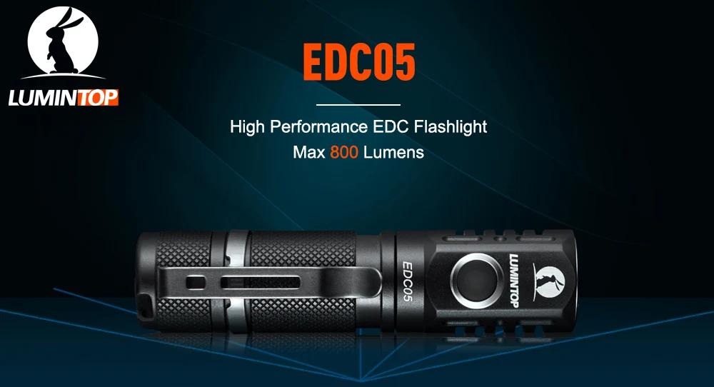Светодиодный фонарик LUMINTOP EDC05 Cree XP-L 800 люмен мини-фонарик с магнитным хвостовым питанием от батареи AA/14500 для путешествий