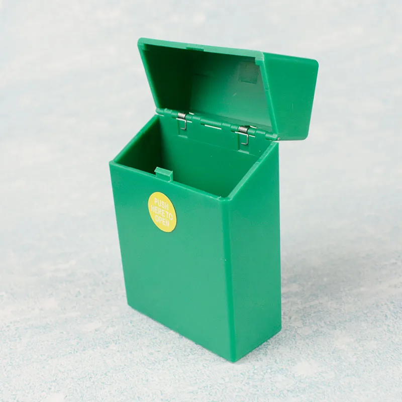 Однотонный портативный чехол для сигарет контейнер хранения Подарочная коробка