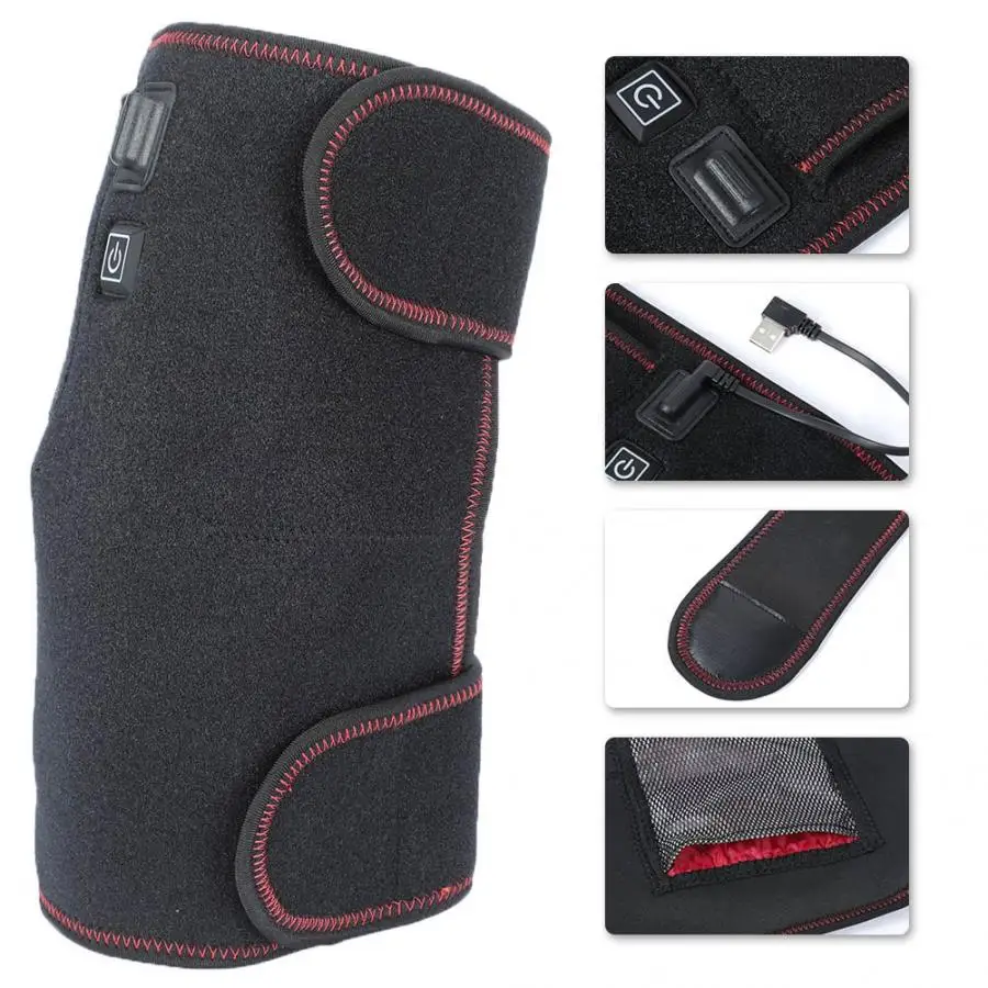 Средство для удаления мозолей 1 пара USB Электрогрелка наколенник инфракрасный