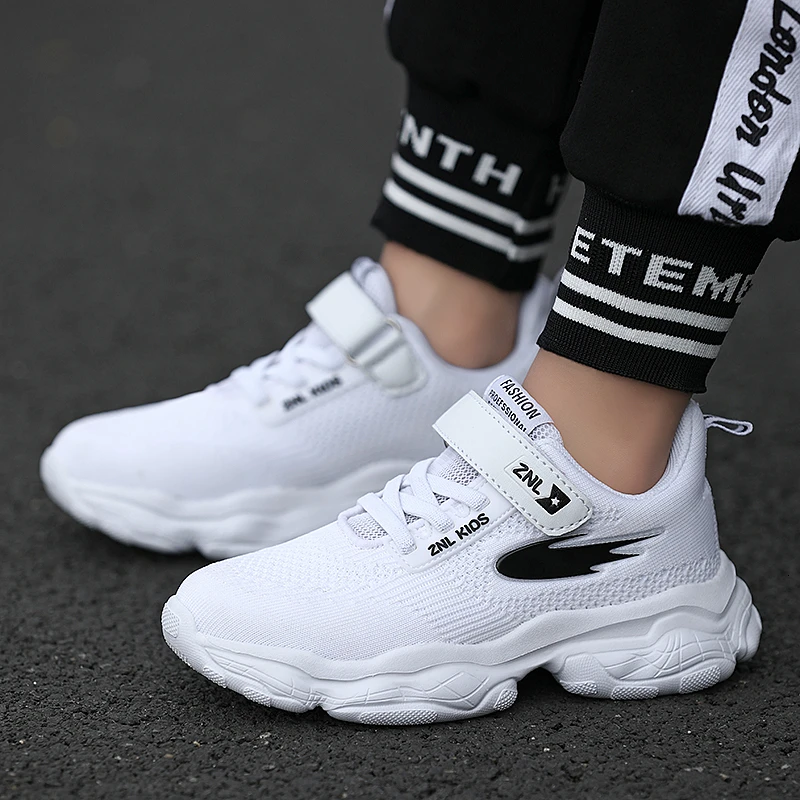 Кроссовки Детские сетчатые Нескользящие дышащие спортивная обувь для мальчиков