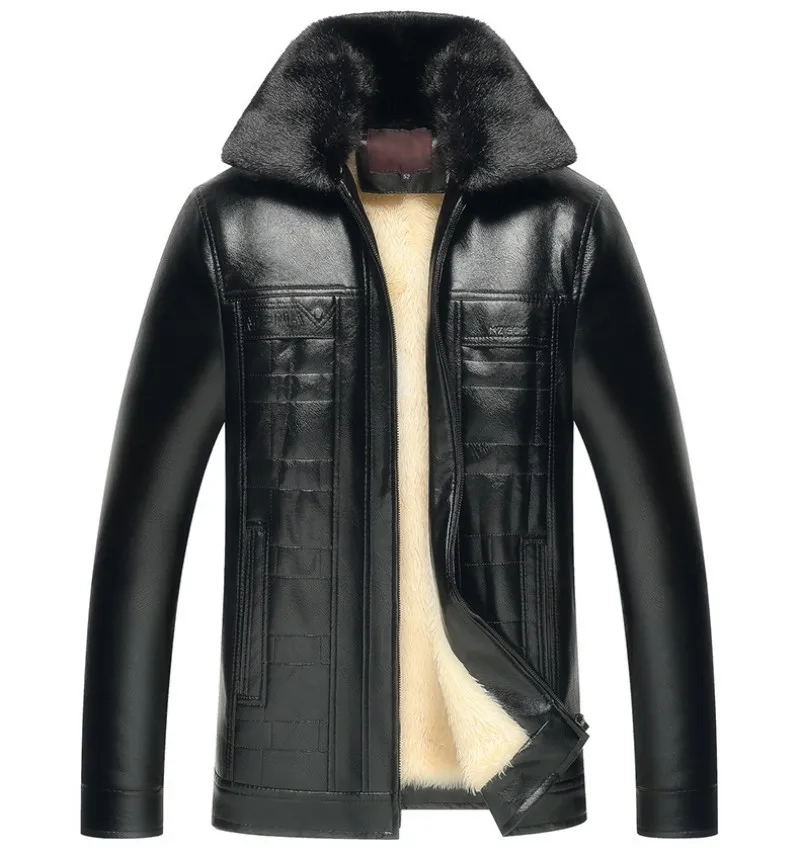 Повседневные зимние толстые теплые флисовые мужские Куртки из искусственной