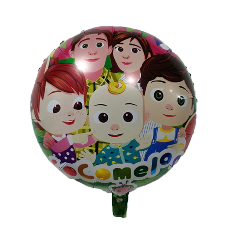 

10/20/50pcs 65x43cm Cocomelon Theme Foil Balloon Baby Shower Birthday Party Decoration Party Supplies Air Globos Kids Toys Ball