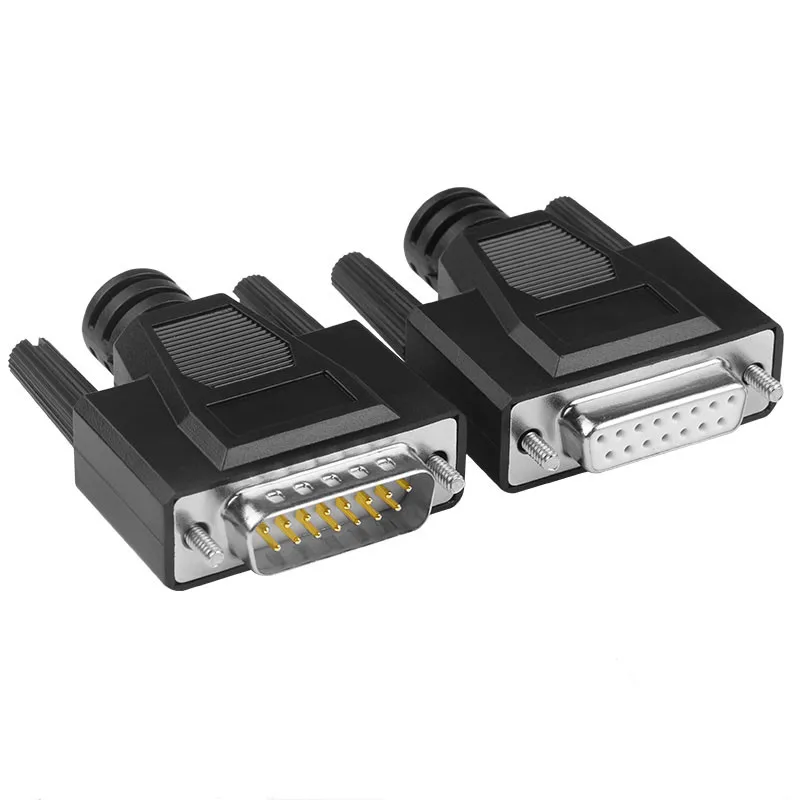 RS232 серийный Порты и разъёмы Заголовок 15 Pin DB15 мужской/женский разъем адаптера 2