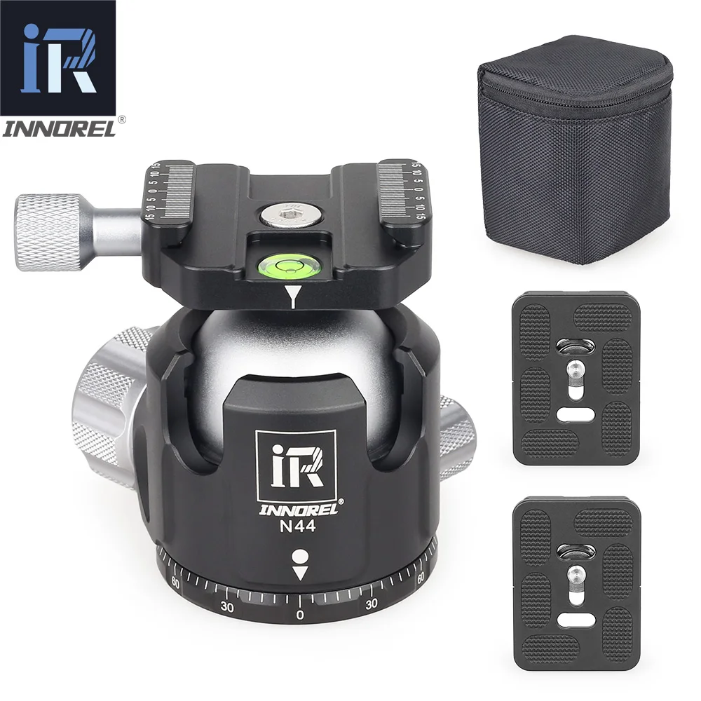 INNOREL N52/N44/N36 профессиональная головка штатива низкая гравитация центр панорамная фото шаровая Головка двойная u-образная для цифровых зеркальных камер