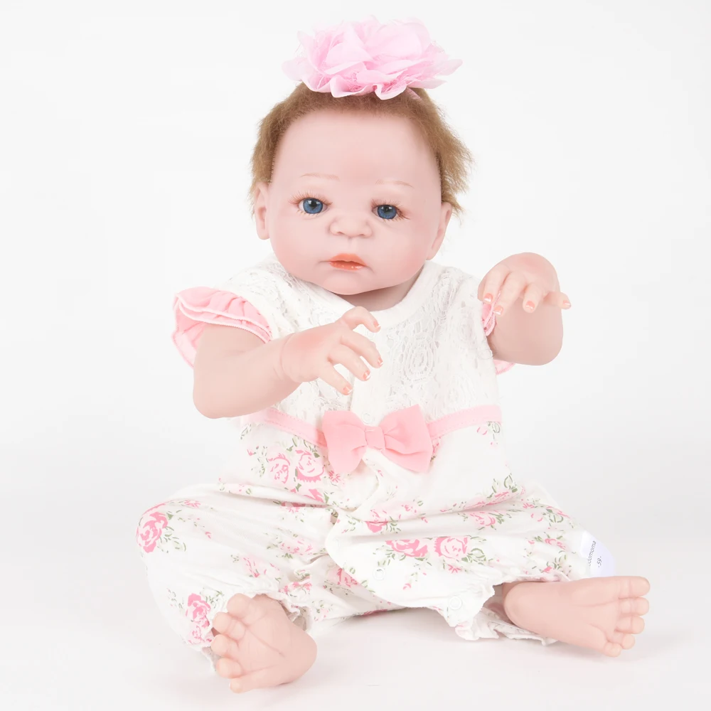 Новый дизайн детские куклы Bebe Reborn Милые силиконовые для новорожденных девочек