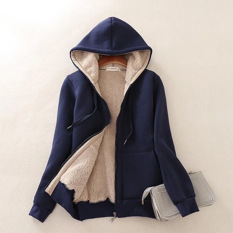 Женская бархатная толстовка с капюшоном длинным рукавом размеры до 4XL | одежда