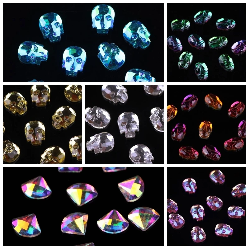 Стразы Prajna AB цветные стразы клей на кристаллы украшение аппликация для одежды