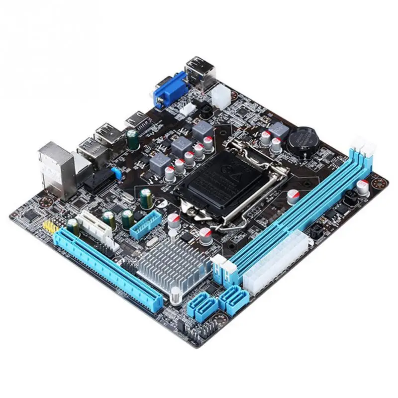 Новая Intel B75 Socket LGA 1155 Материнская плата Micro ATX 32 ГБ 2 DDR3 1066 1333 1600 USB 3 0 PCI E для Xeon Core i3 i5