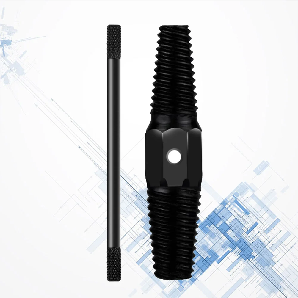

1/2 inch 3/4 inch Broken Damaged Bolt Remover Double Side Screw Extractor Stud Remover Tool Drill Bit Guide (Black)