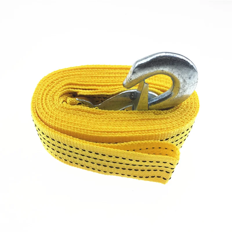 

4M 3 Ton Car Tow Cable Tow Rope Strap Hook Van Road Rescue for Hyundai ix35 iX45 iX25 i20 i30 Sonata,Verna,Solaris,Elantra