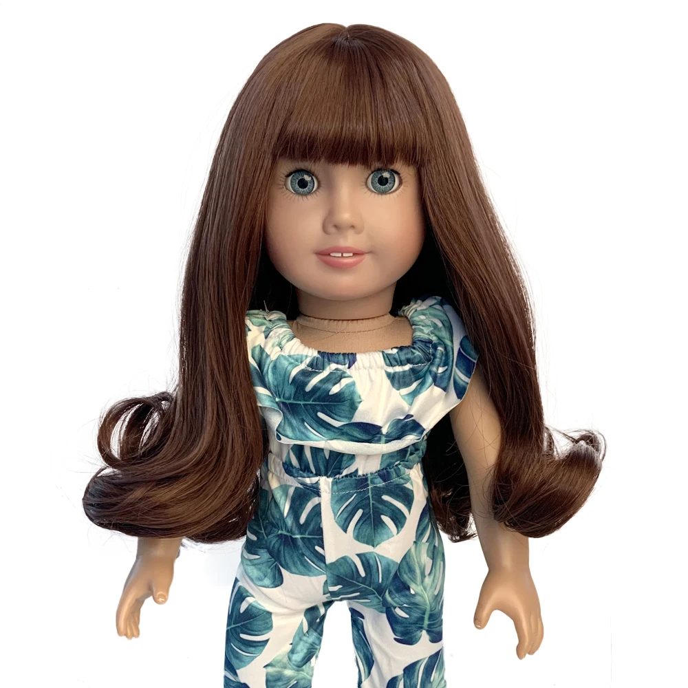 

American doll Hair Clothes Fits 18 inch Dolls Like Our Generation My Life American Doll wig Accessories Outfits