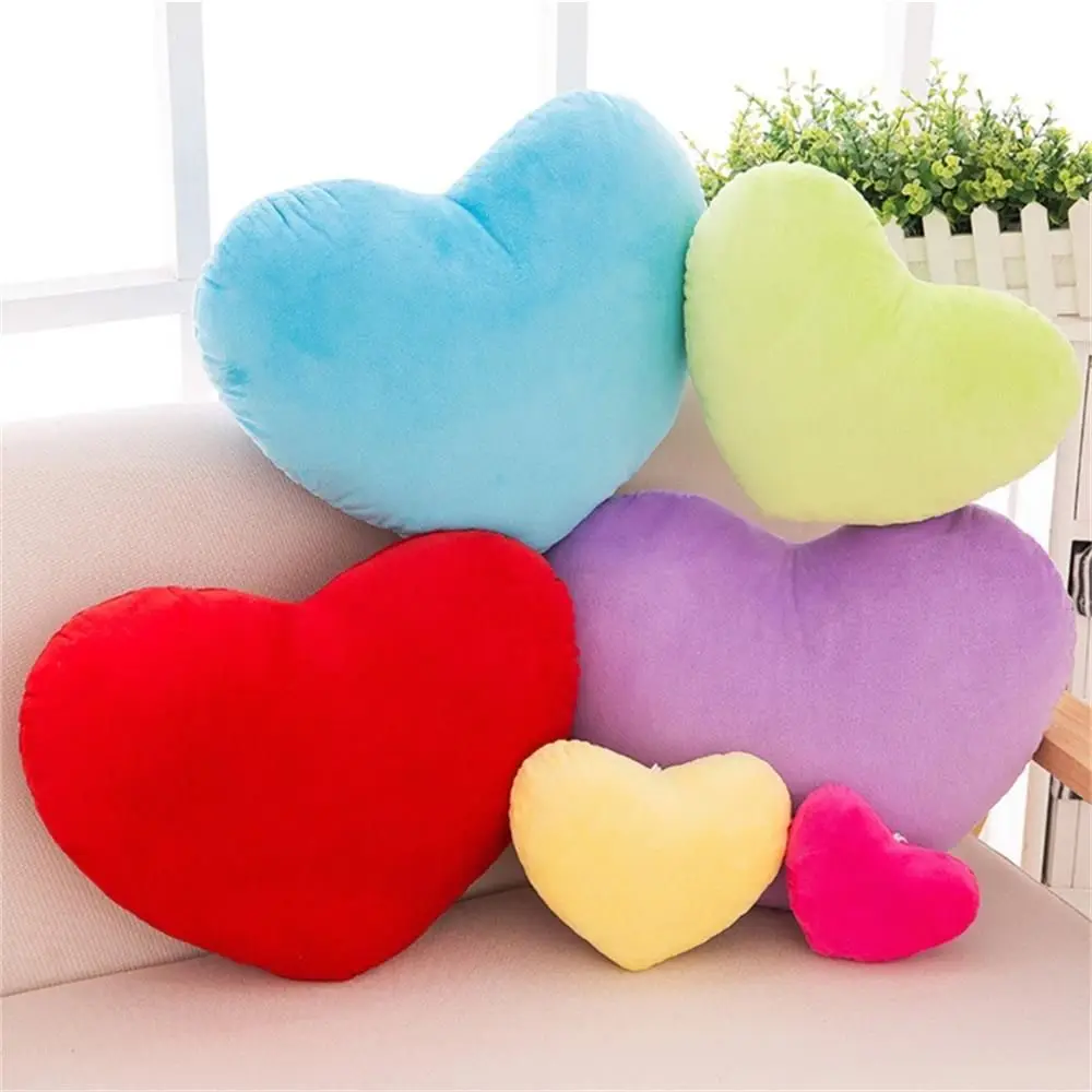 

Hot for Birthday Red Color Home Decorative Soft Pillow Heart Shape Heart Plush Pillow Stuffed Pillow