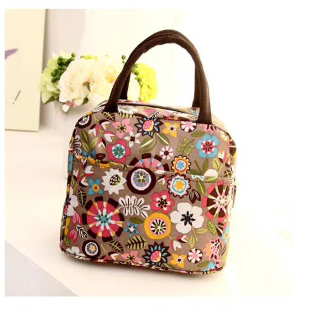 1 шт. сумка для ланча многоразовая тоут обеда Сумка водонепроницаемая Холщовая