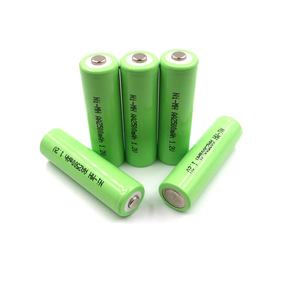 Закрытая акционерная Компания C & P AA 2500 мА/ч 4 шт. 1 2 V NI MN Перезаряжаемые Наконечник
