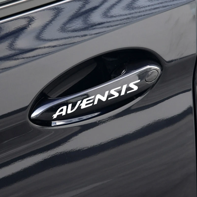 Декоративные наклейки на дверные ручки зеркало заднего вида для Toyota Avensis t25 t27