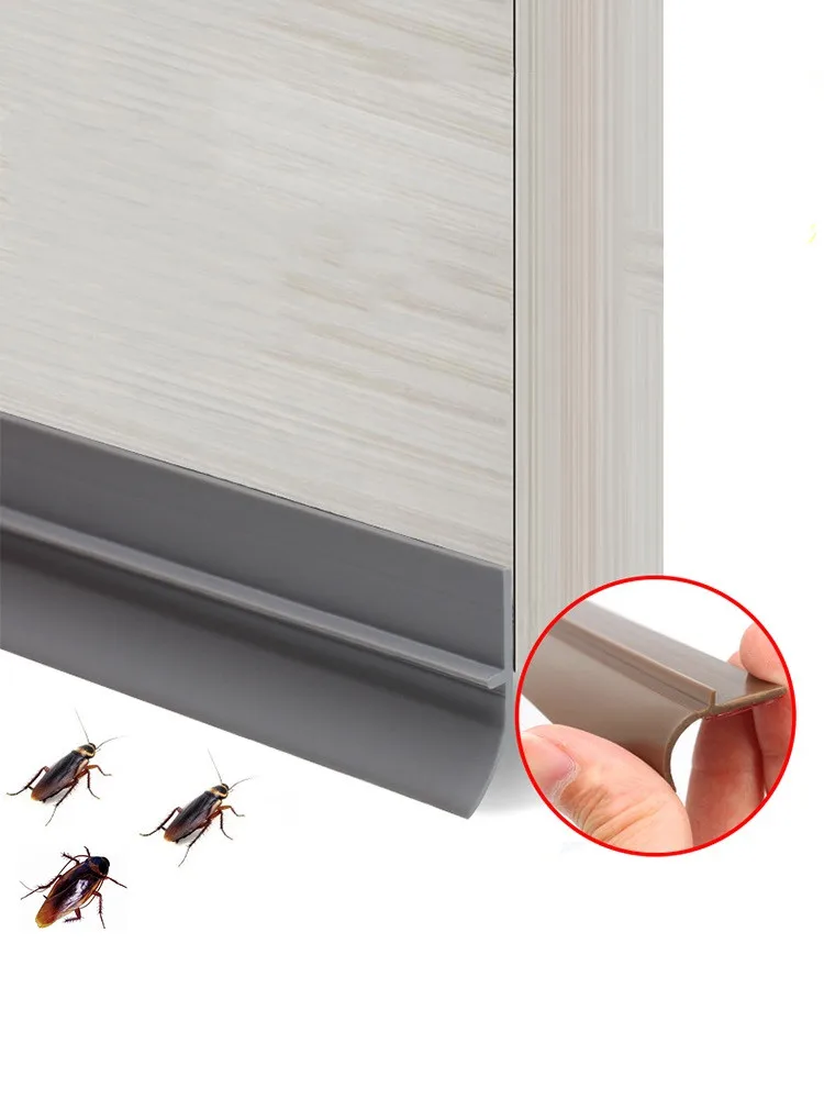 

Door Seam And Door Bottom Sealing Strip 3M Tape Toilet Bathroom Wooden Door Dustproof-1/2meters
