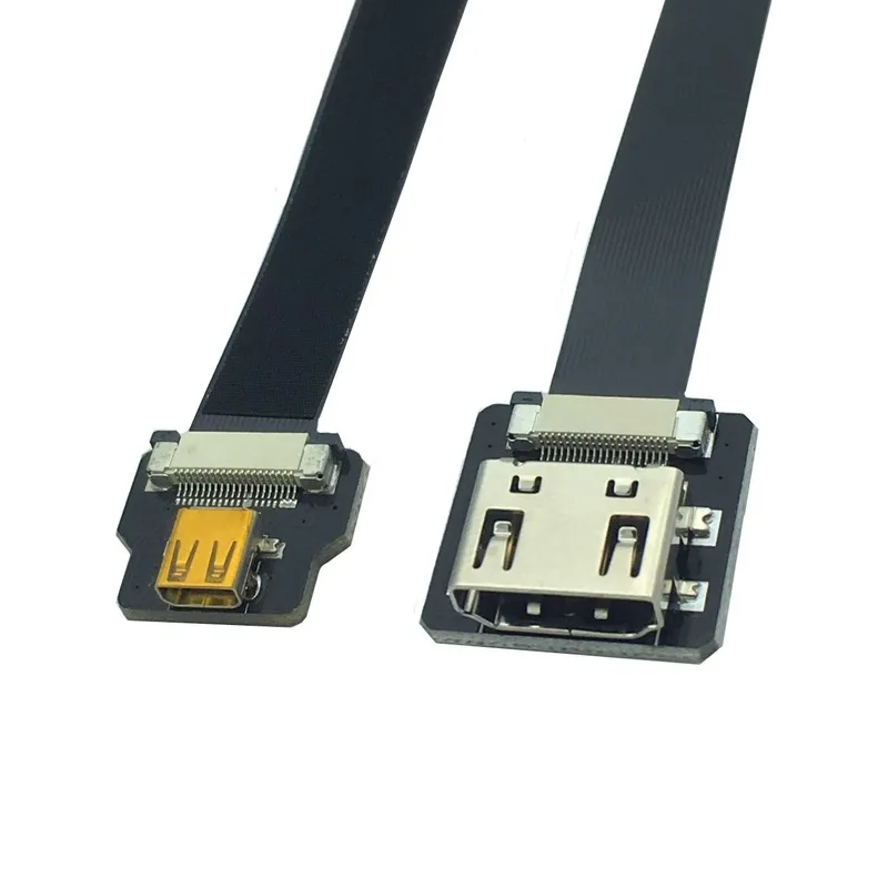 

Съемкой от первого лица (мама)-Micro HDMI совместимых с переходник с внутренней резьбой FPC ленты плоский кабель-удлинитель для шаг 20pin разъем 5 см/...