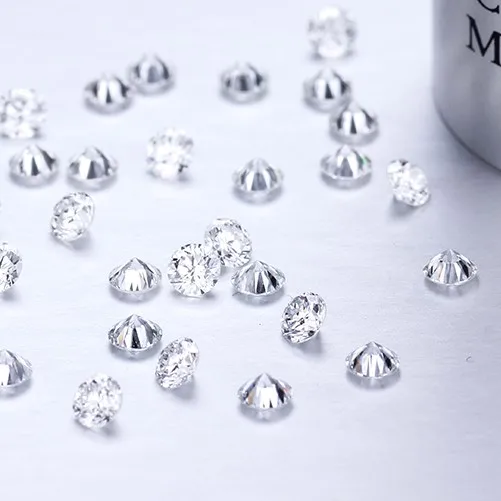 

20pcs 1.2mm Small Size DEF White Color VS Clarity Round Loose Lab Grown HPHT Diamond