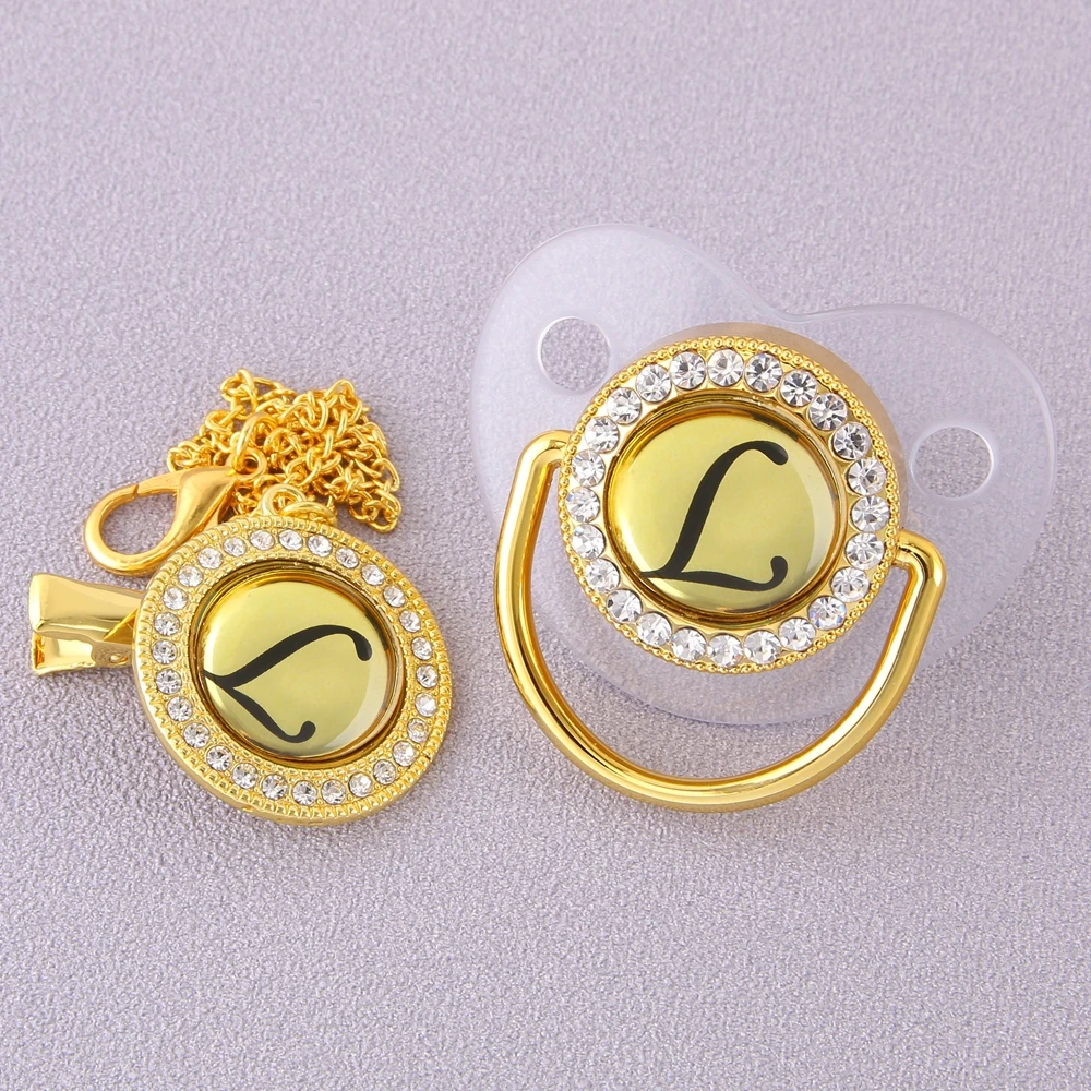 Силиконовая соска-стразы для младенцев 26 букв | Мать и ребенок