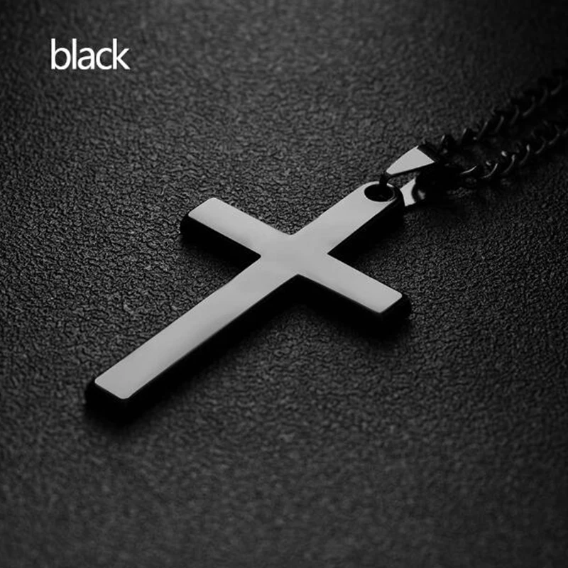 

Gothic Pendants Cross Necklace Cool Street Style Necklaces For Men Women Unusual Chain On the Neck Chains Punk Jewelry чокер