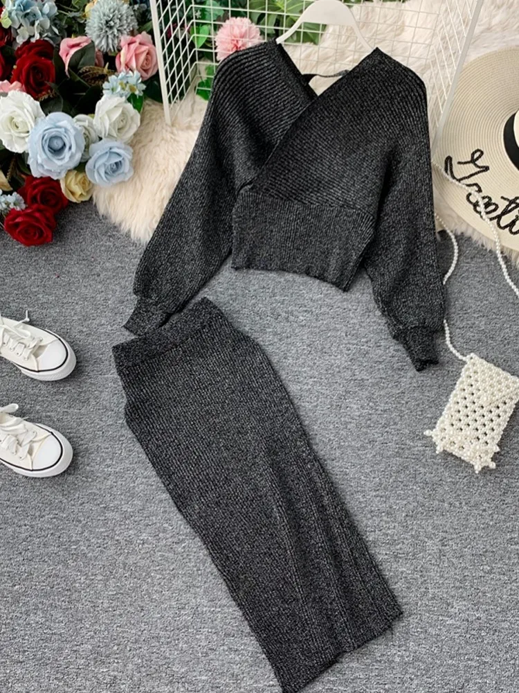 Женский товар 2019 новый осенне-зимний модный комплект из двух предметов