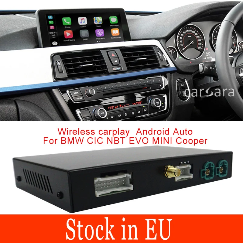 Беспроводной CarPlay box для BMW 1 2 3 4 5 7 серии MINI CCC CIC NBT EVO F10 F20 F30 F01 X1 X3 X4 X5 X6 F48 F25 F26 F15 E60