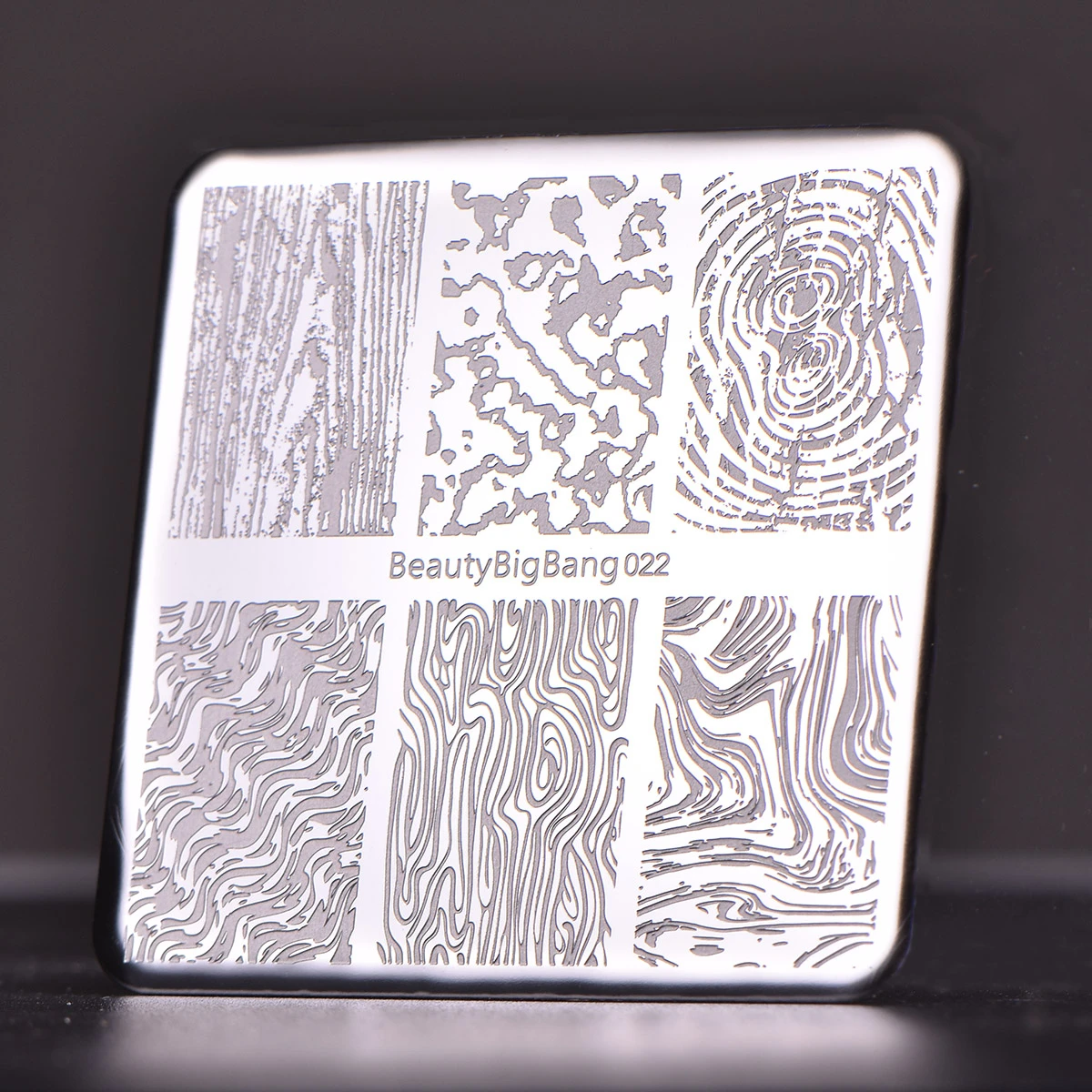 Набор пластин для штамповки Beautybigbang кольца с деревом и цветочным изображением 6