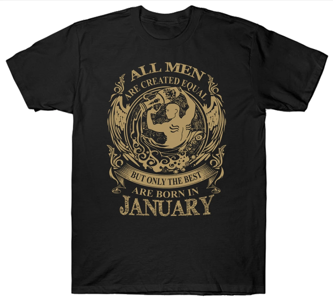 2019 Новая повседневная крутая футболка на день рождения подарок в виде Водолей