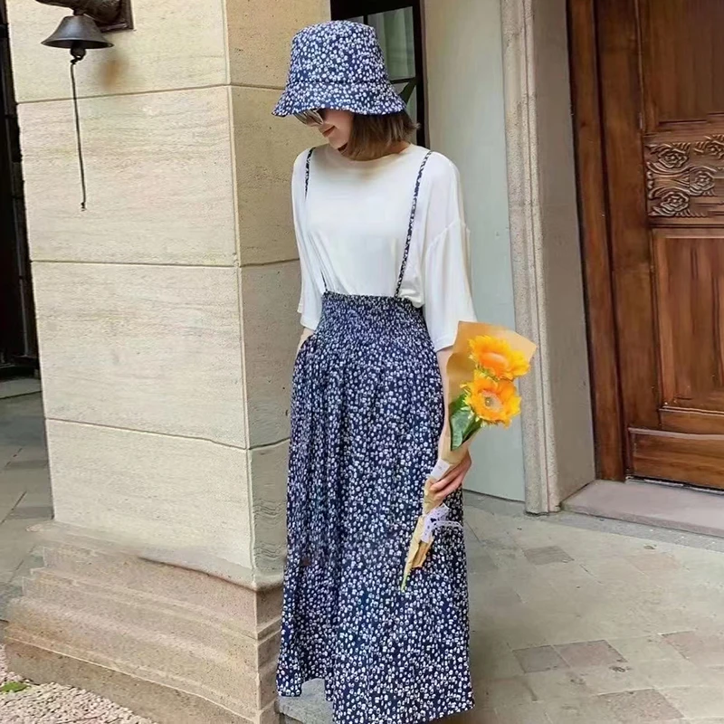 

CHICEVER Pullover Casual Dress For Women O Neck Short Sleeve High Waist Hit Color Mid Dresses Female 2021 New Clothing Fashion