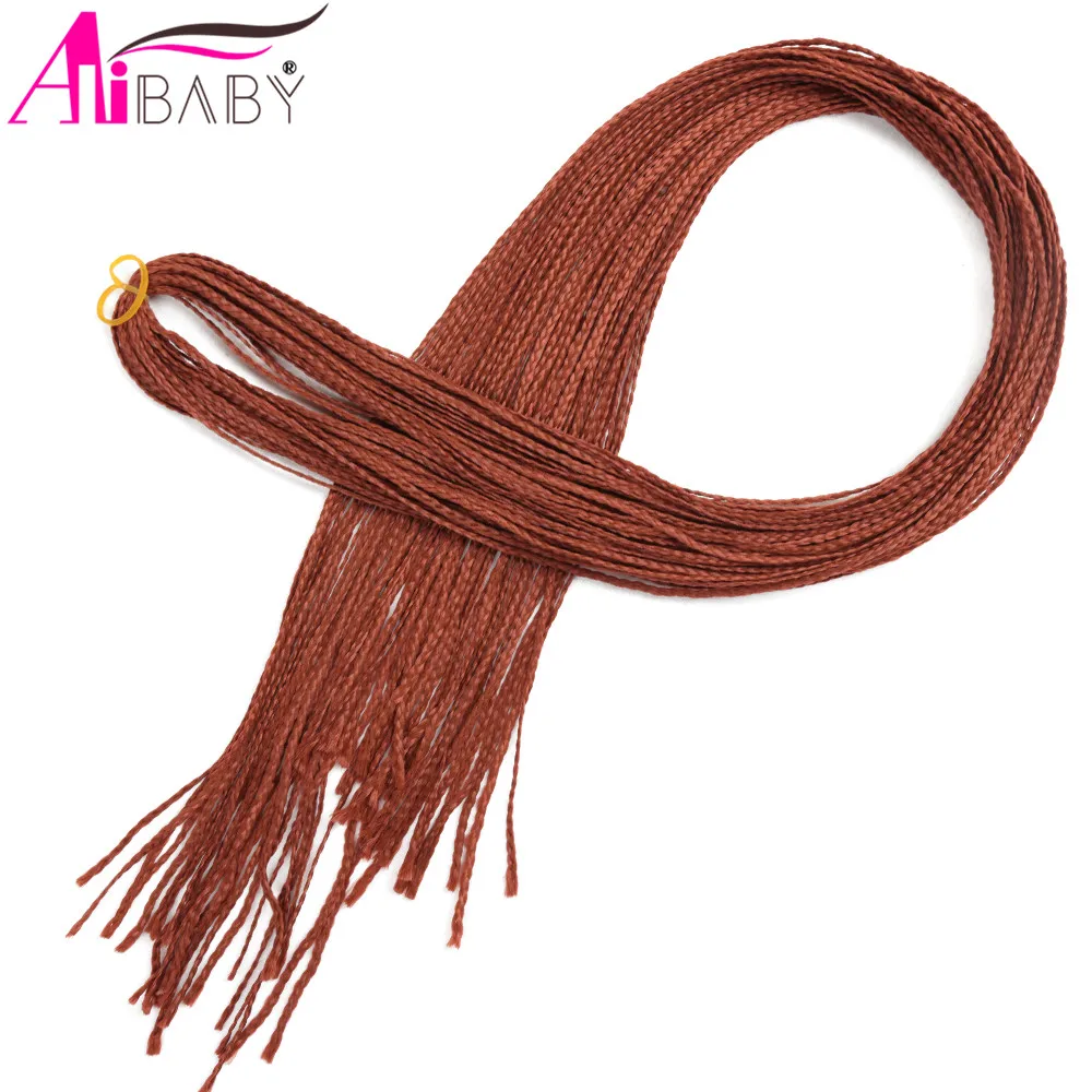 Синтетические плетеные волосы 24 стойки/упаковка богиня коробка для наращивания