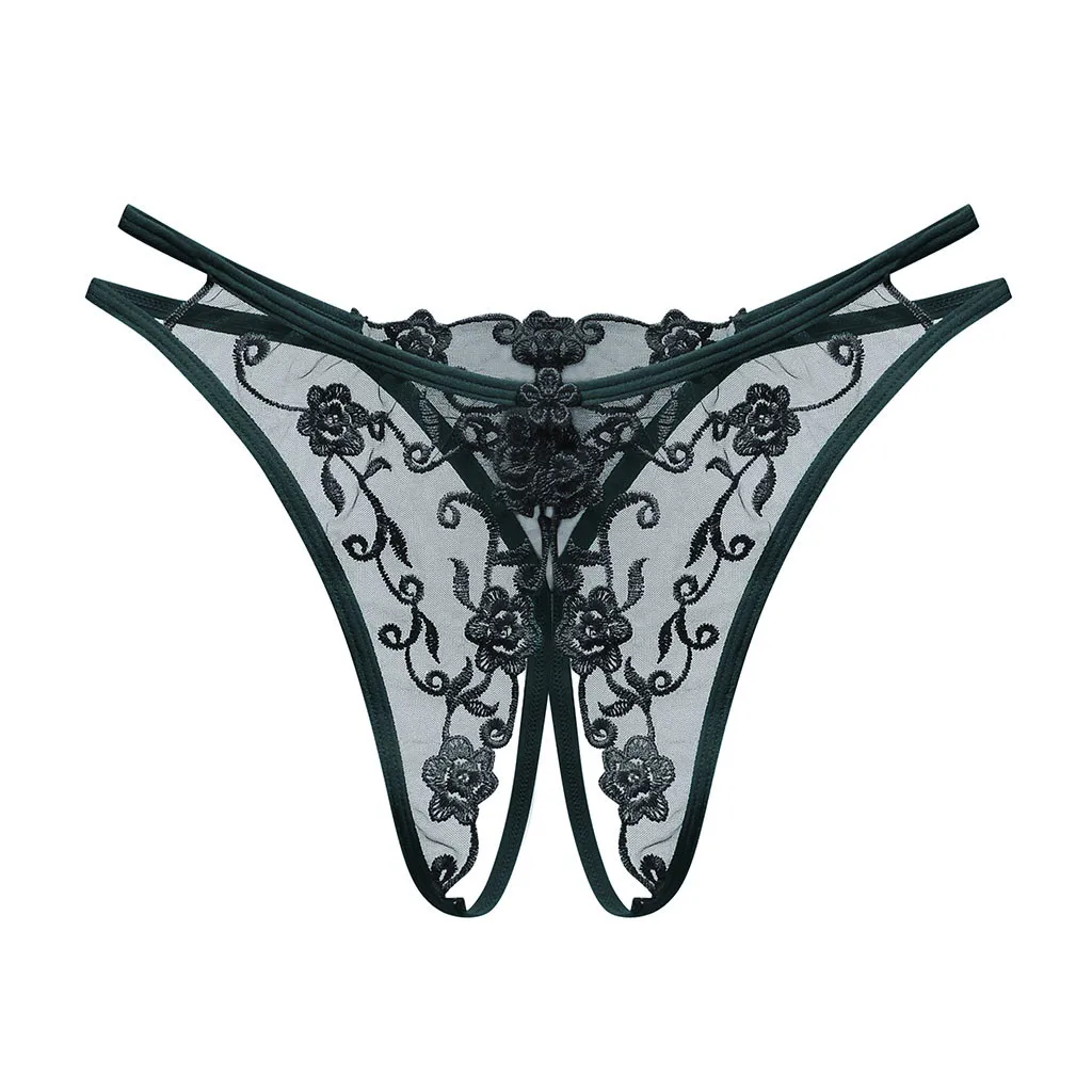 

Panties Sexy 2021 Women Lace Thong Lingerie Underpants Ladies Fashion Solid Color Briefs Underwear Soft Ropa Interior Femenina