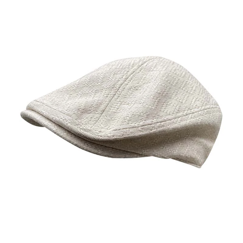 New Spring and summer Men Retro Hats Newsboy Cap Men's White Twill Cotton Hat Women's Baker Boy Caps Beret BLM324